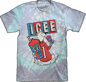 ICEE TIE DYE MENS LIGHTWEIGHT T-SHIRT