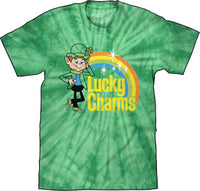 Thumbnail for LUCKY CHARMS TIE DYE MENS LIGHTWEIGHT T-SHIRT
