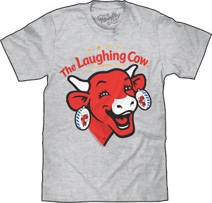 LAUGHING COW MENS LIGHTWEIGHT T-SHIRT