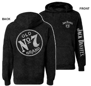 OLD NO 7 MINERAL WASH HOODIE- 6 PC PPK ($27.50 EACH)