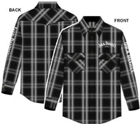 Thumbnail for DARK COTTON PLAID MENS LS BUTTON DOWN- 6 PC PPK ($26.00 EACH)