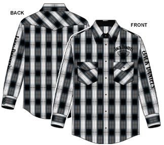 LIGHT COTTON PLAID MENS LS BUTTON DOWN- 6 PC PPK ($26.00 EACH)