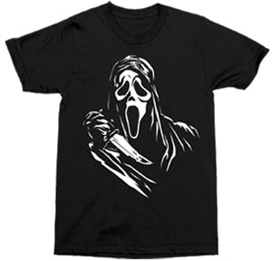 SLASHER KNIFE WHITE ONE-SIDED T-SHIRT 3 PC PPK ($10.00 EACH)