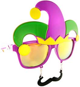 MARDI GRAS ADULT SHADES