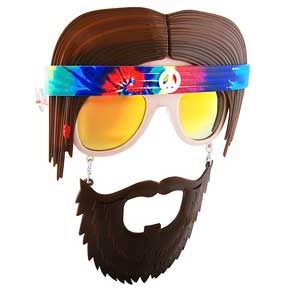 HIPPIE BANDANA ADULT SHADES