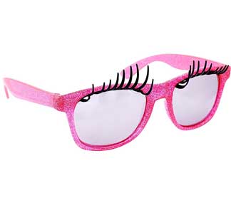 PINK FRAME LASHES ADULT SHADES