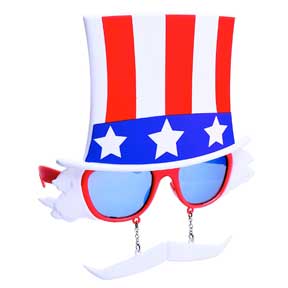 UNCLE SAM BLUE LENS ADULT SHADES