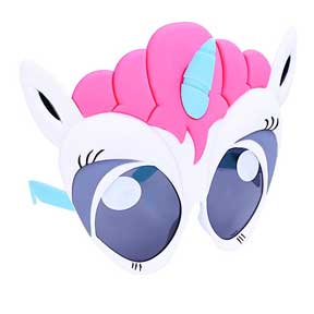 PINK HAIR UNICORN BIG EYES WHITE UNICORN ADULT SHADES
