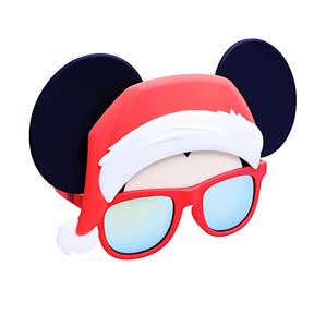 RED MICKEY SANTA ADULT SHADES