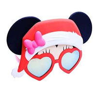 Thumbnail for RED HEART ORANGE LENS MINNIE SANTA ADULT SHADES