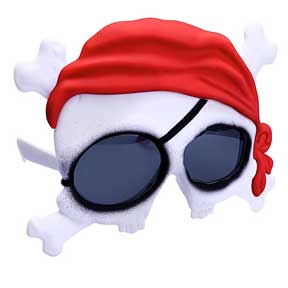 SKULL AND CROSSBONES ADULT SHADES