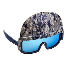 LIL CHARACTERS US ARMY CAMO HELMET KIDS SHADES