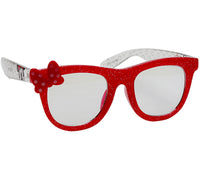 Thumbnail for MINNIE MOUSE RED GLITTER w/BOW KIDS BLUE LIGHT BLOCKING GLASSES