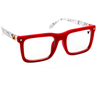 MICKEY MOUSE RED WAYFARERS KIDS BLUE LIGHT BLOCKING GLASSES
