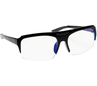 MATTE BLACK & GREY DROP LENS KIDS BLUE LIGHT BLOCKING GLASSES