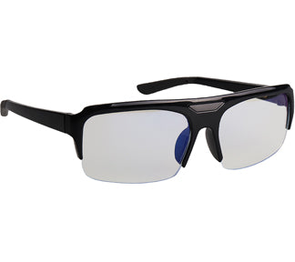 BLACK & GREY DROP LENS KIDS BLUE LIGHT BLOCKING GLASSES