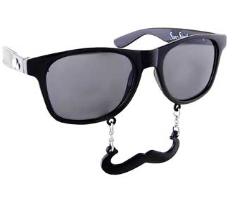 BLACK HANDLEBAR ADULT SHADES
