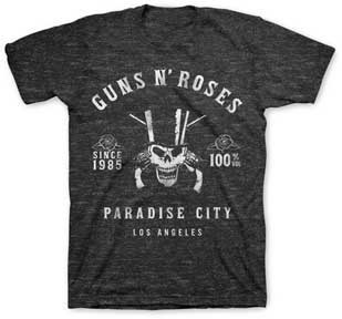 SKELETON L.A. LABEL MENS TRI-BLEND T-SHIRT