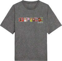 Thumbnail for LOGO CHARCOAL ACID WASH MENS T-SHIRT