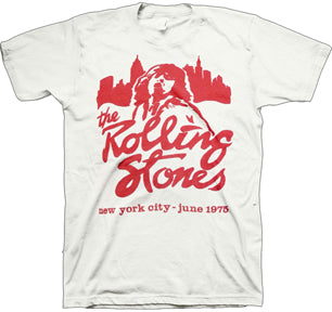MICK JUNE 1975 NYC MENS T-SHIRT