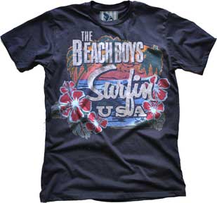 SURFIN USA TROPICAL MENS T-SHIRT
