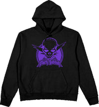 Thumbnail for PURPLE SKULL LOGO HOODIE