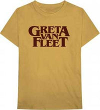 Thumbnail for GRETA VAN FLEET - OLD GOLD LOGO MENS T-SHIRT
