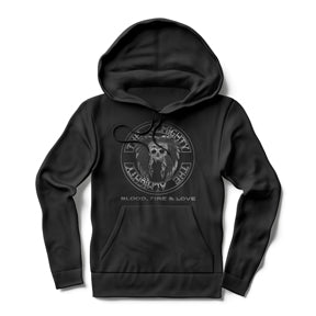 BLOOD, FIRE, LOVE HOODIE