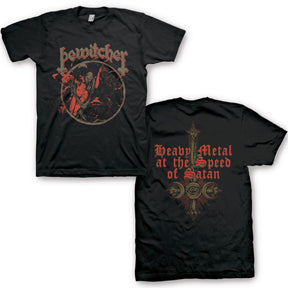 BEWITCHER SPEED OF SATAN MENS T-SHIRT