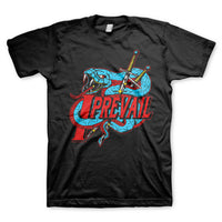 Thumbnail for I PREVAIL SNAKE SWORD MENS T-SHIRT