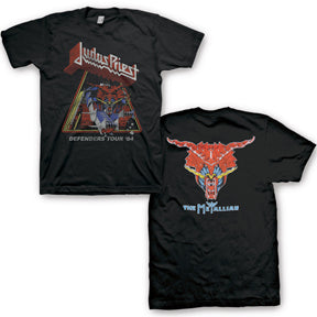 JUDAS PRIEST DEFENDERS VINATGE TOUR MENS T-SHIRT