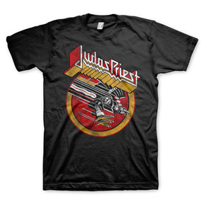 JUDAS PRIEST SFV SOLID VINTAGE MENS T-SHIRT