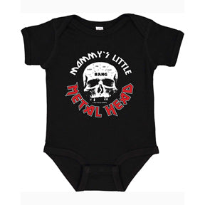 METAL BABIES MOMMIES LITTLE METALHEAD ONESIE
