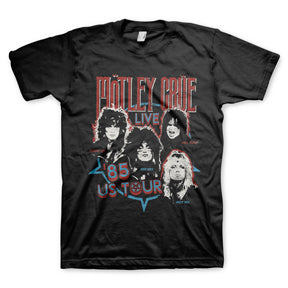 MOTLEY CRUE LIVE 85 MENS T-SHIRT