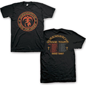 RAGE FOR ORDER TOUR MENS T-SHIRT