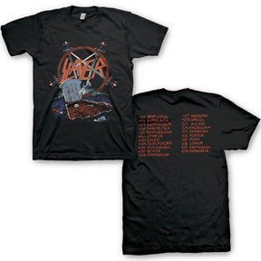 SLAYER OPEN GRAVE TOUR MENS T-SHIRT