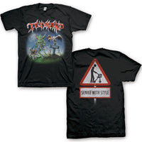 Thumbnail for TANKARD ONE FOOT IN THE GRAVE MENS T-SHIRT