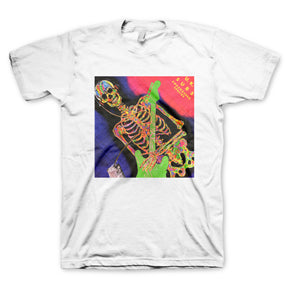 UK SUBS ENDANGERED WHITE MENS T-SHIRT