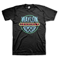 Thumbnail for WAYLON JENNINGS NEON MENS T-SHIRT