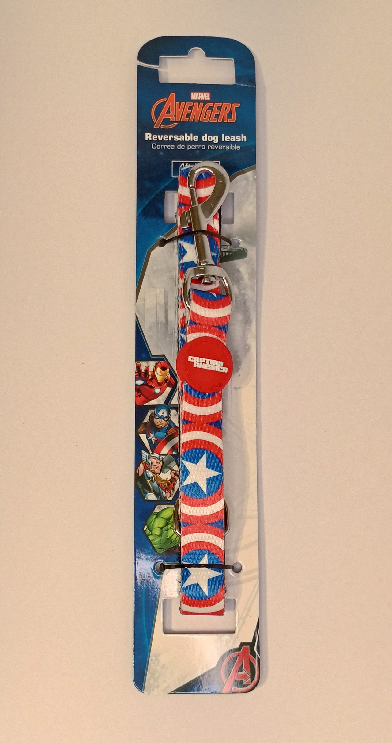 CLANDY - Dog Leash - Capt America - 12 PC PPK ($5.00 EACH)