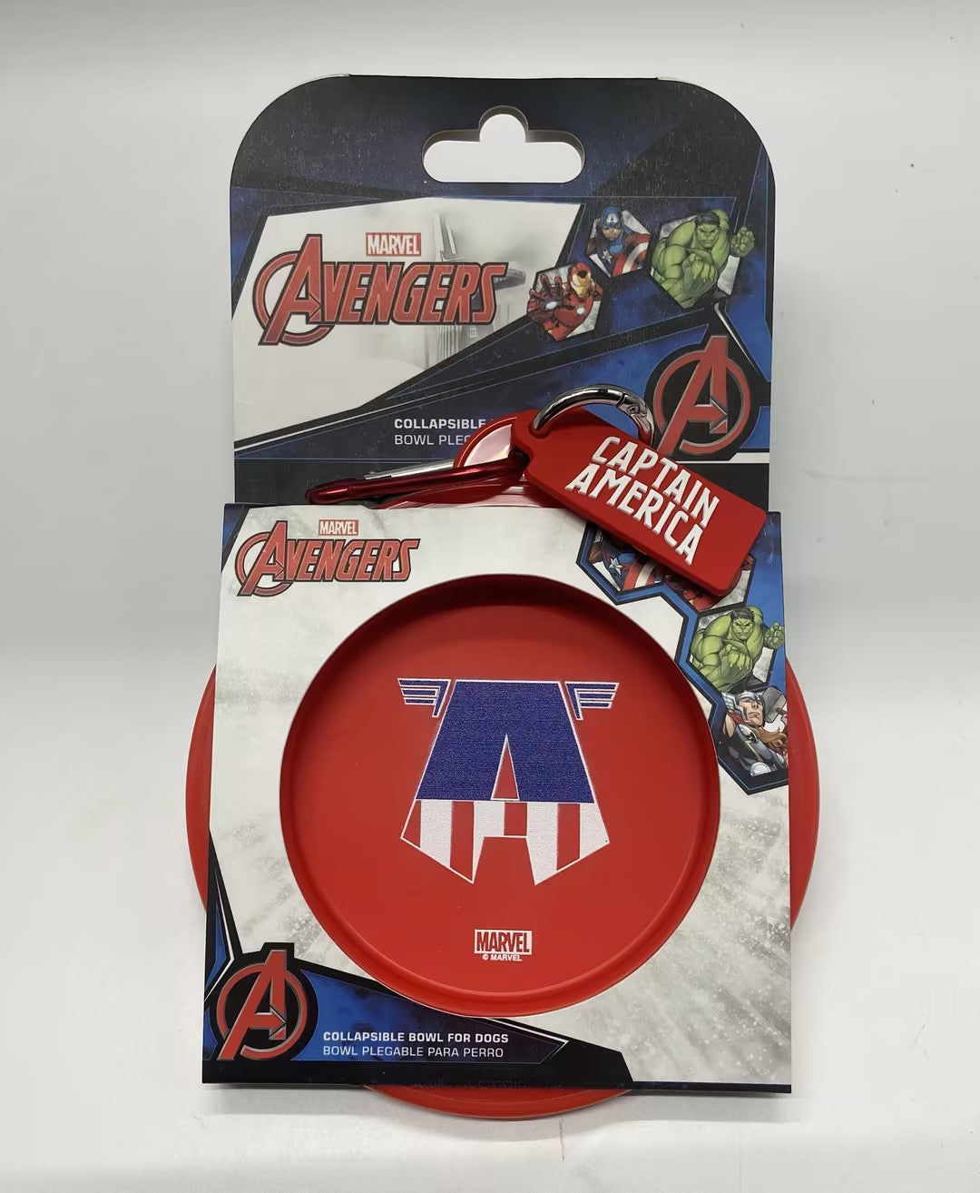 CLANDY - Collapsible Bowl - Capt America- 12 PC PPK ($3.00 EACH)