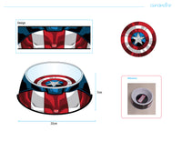Thumbnail for CLANDY - Bowl for Food/Water - Capt America - 12 PC PPK ($6.50 EACH)