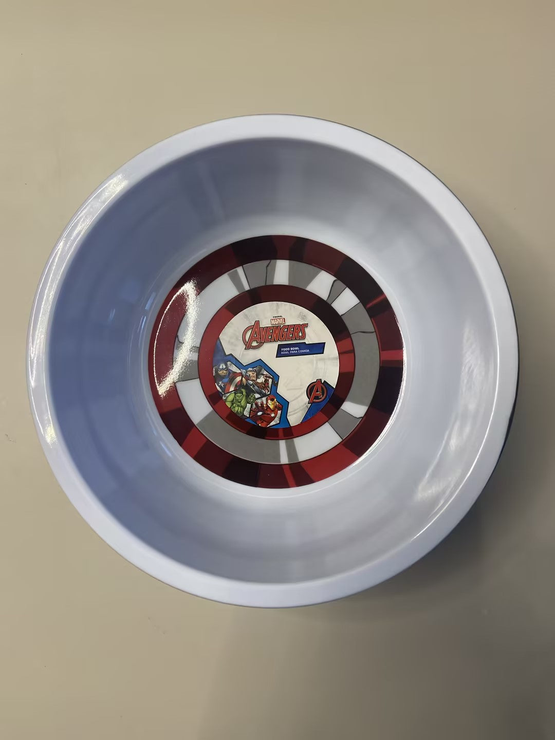 CLANDY - Bowl for Food/Water - Capt America - 12 PC PPK ($6.50 EACH)