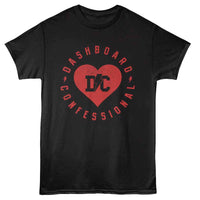 Thumbnail for Dashboard Confessional - Lightning Bolt Heart T-Shirt