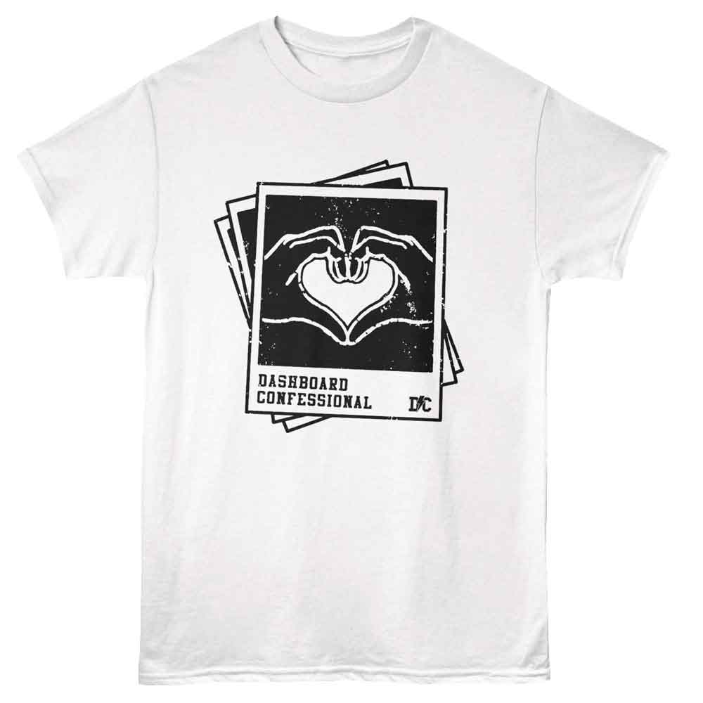 Dashboard Confessional - Pictures Hand Heart T-Shirt