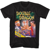 Thumbnail for DOUBLE DRAGON-DOUBLE DRAGON TWO FIGHTERS-BLACK ADULT S/S TSHIRT