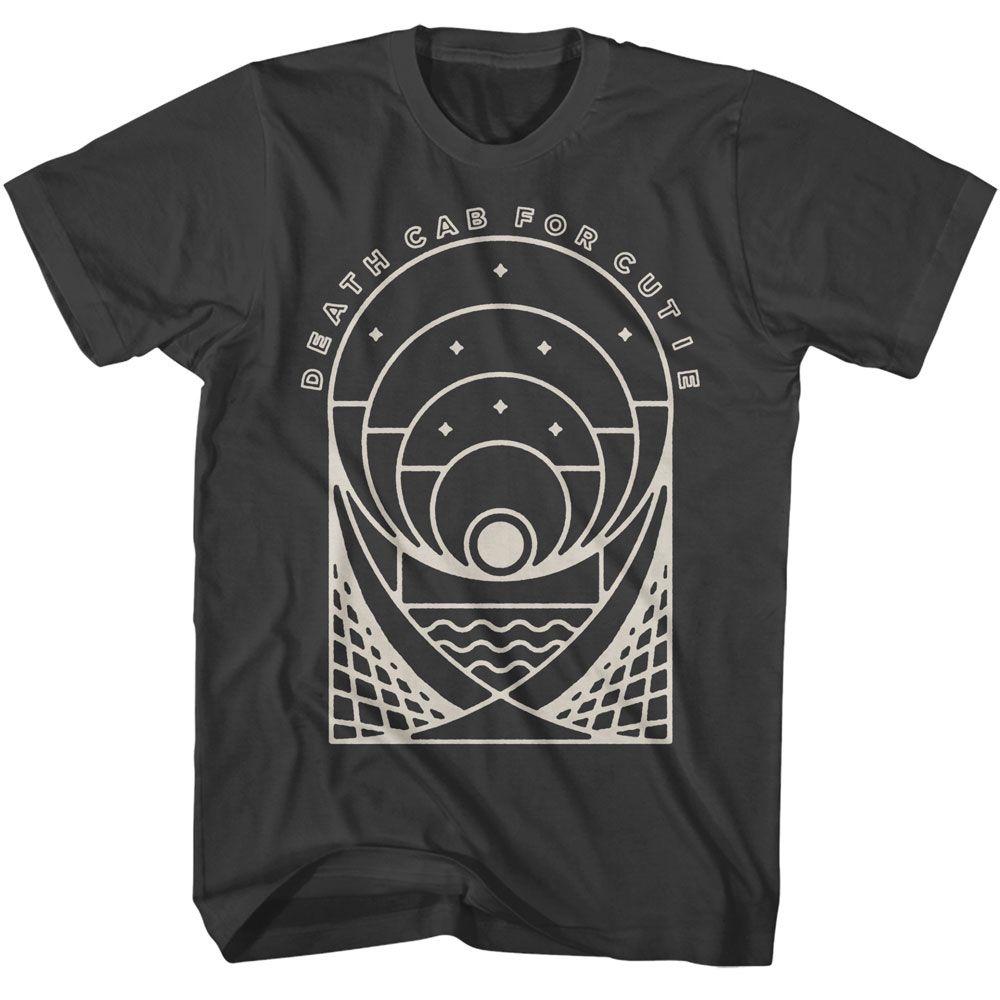 DEATH CAB FOR CUTIE-DEATH CAB GEOMETRIC-SMOKE ADULT S/S TSHIRT