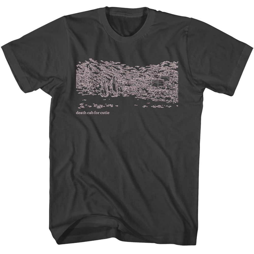 DEATH CAB FOR CUTIE-DEATH CAB ALBUM LINE ART-SMOKE ADULT S/S TSHIRT