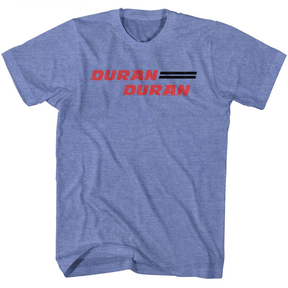 DURAN DURAN-DURAN DURAN-LIGHT BLUE HEATHER ADULT S/S TSHIRT