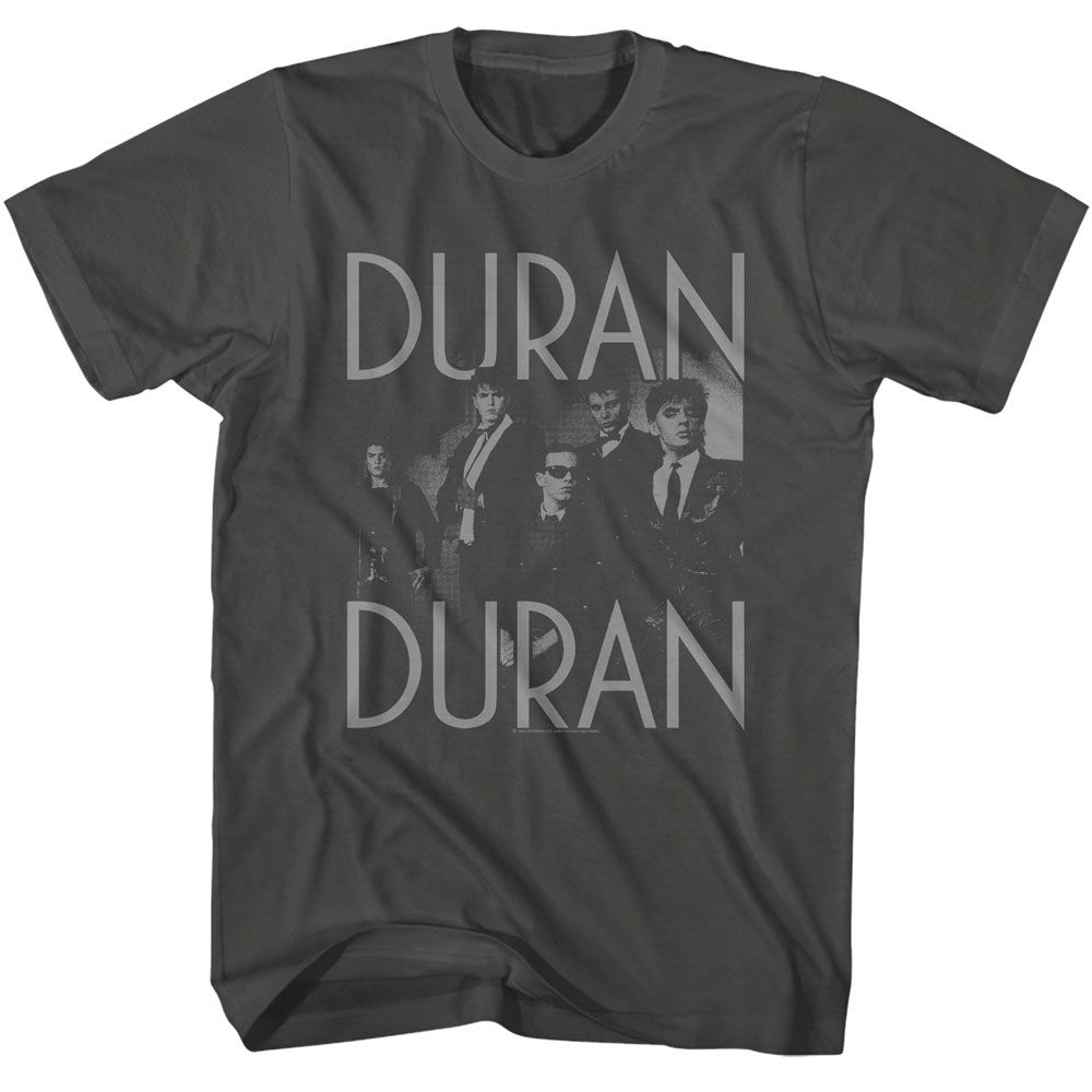 DURAN DURAN-DURAN DURAN 7 AND TRT PHOTO MONOTONE-SMOKE ADULT S/S TSHIRT